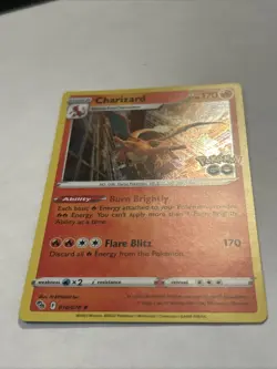 2022 Pokemon Charizard 010/078 Pokemon GO Holo NM - Image 3