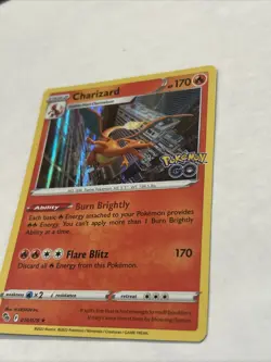 2022 Pokemon Charizard 010/078 Pokemon GO Holo NM - Image 4