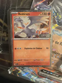 Carte Pokemon Reshiram EX STAMP Aventure Ensemble 030/159 + JUMBO + 022/142 FR - Image 2