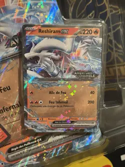 Carte Pokemon Reshiram EX STAMP Aventure Ensemble 030/159 + JUMBO + 022/142 FR - Image 3