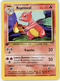 CHARMELEON 1999 Pokemon French 1st Edition Reptincel #24/102 - Image 1