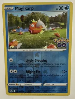 Pokemon Go TCG Magikarp Reverse Holo 021/078 Near Mint - Image 1