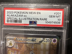 Alakazam ex #201/165 Pokemon 151 Special Illustration Rare - PSA 10 Gem Mint - Image 2