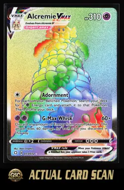 Alcremie VMAX (Secret) #073/072 Pokemon TCG Shining Fates Secret Rare - Image 1