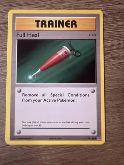 Full Heal 78/108 Evolutions Regular Pokemon TCG Never Played - Image 1