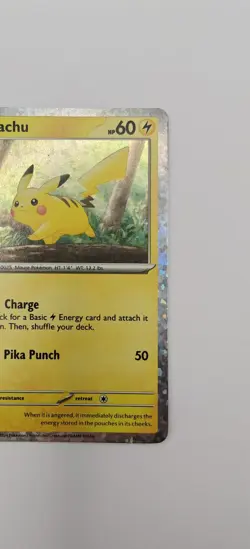 PIKACHU - McDonald's Promo 002/015 M24 2024 Happy Meal Holo Foil Pokemon NM - Image 3