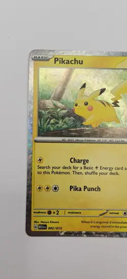 PIKACHU - McDonald's Promo 002/015 M24 2024 Happy Meal Holo Foil Pokemon NM - Image 4