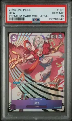 Uta P-031 - One Piece Uta Premium Card Collection - PSA 10 - Image 1