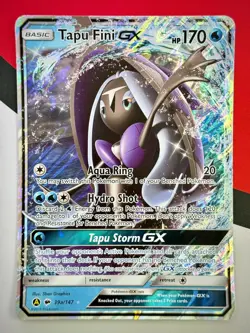 JUMBO Tapu Fini GX Full Art Oversized Card 39a/147 Promo 2018 Pokemon NM - Image 1