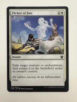 Flicker of Fate MTG Magic the Gathering Card LP Lightly Played THB - Image 1