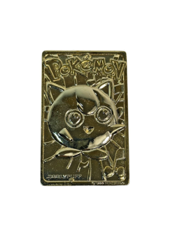 Pokemon Burger King 23K Gold Plated Pokemon Card 1999 Jigglypuff #39 - Image 3