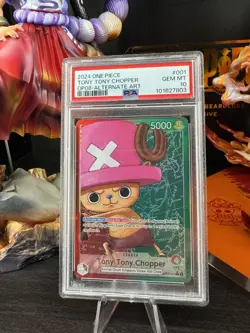 One Piece Two Legends Tony Chopper Leader #OP08-001 English Alt Art PSA 10 Card - Image 1