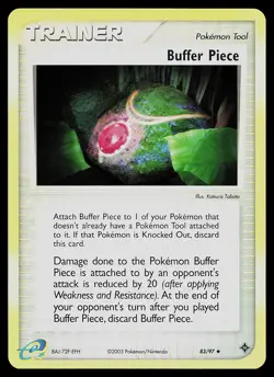 Pokemon Card - Buffer Piece Dragon 83/97 Uncommon Reverse Holo - Image 1