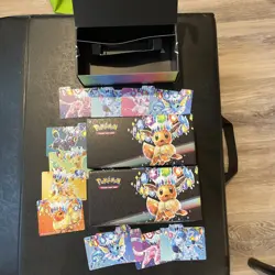 Pokemon Card TCG- Scarlet & Violet Prismatic Evolutions Surprise Box Empty 3x - Image 2