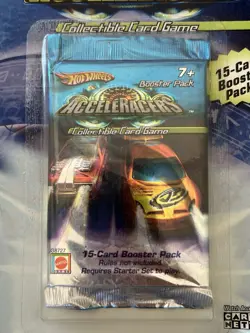 Hot Wheels AcceleRacers 15 Card Booster Pack Collectible Card Game - Image 4