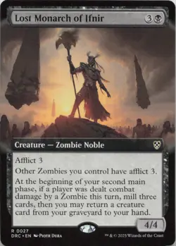 Lost Monarch of Ifnir (Extended Art) R Commander: Aetherdrift 27 - LP MTG - Image 1