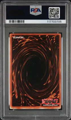 2002 YU-GI-OH! LOB-LEGEND OF BLUE EYES WHITE DRAGON #005 DARK MAGICIAN PSA 8 - Image 2