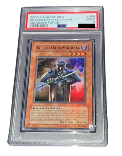 Yu-Gi-Oh! Skilled Dark Magician - PSA 9 - 2003 Magician's Force / MFC-065 - SR - Image 2