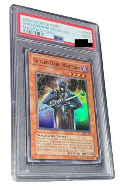 Yu-Gi-Oh! Skilled Dark Magician - PSA 9 - 2003 Magician's Force / MFC-065 - SR - Image 3