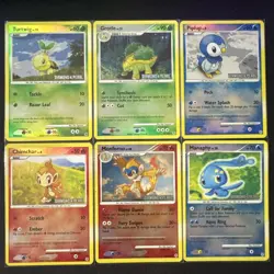 Vintage Diamond & Pearl Reverse Holo Pokemon Card Lot - Image 1