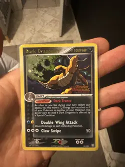 Pokemon Dark Dragonite TCG Holo Rare Card 15/109 Ex Team Rocket Stamp - Image 1