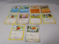Assorted Mixed Lot of 80 Pokemon Cards with Pokemon Tin Box Case - Image 5