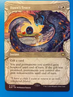 MTG 1x SHOWCASE Dawn's Truce # 295 Bloomburrow Magic the Gathering Card x1 NM - Image 1