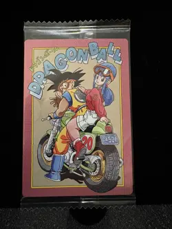 Dragon Ball wafer ItaJaga Vol.3 Card 3-29 Son Goku Chi-Chi Japanese Sealed - Image 1