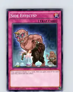 Yu-Gi-Oh TCG Side EffectsU CORE-EN080 1st Edition Regular Common Card NM - Image 1