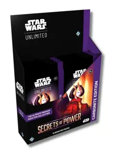 Star Wars Unlimited Secrets of Power Carbonite Edition Booster Box TCG Cards - Image 1