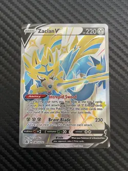 Zacian V (Shiny) SWSH292 SWSH: Sword & Shield Promo Cards Holo - Image 1