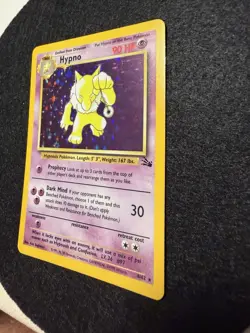 Pokemon TCG Hypno Fossil Holo Unlimited Rare Card 8/62 NM - Image 3