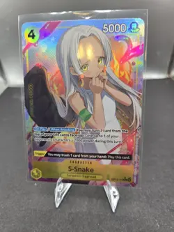 S-Snake (Alt Art) OP13-114 R Carrying on His Will - ONE PIECE Card Game ENGLISH - Image 1