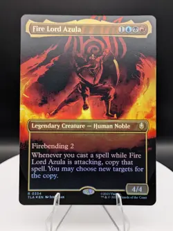 Fire Lord Azula (Borderless) FOIL: Avatar ATLA MTG (NM) - Image 1