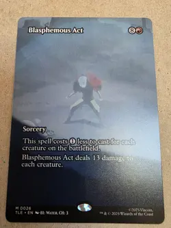 Blasphemous Act - #26 Regular (Borderless) Avatar: The Last Airbender - Mtg - Image 1