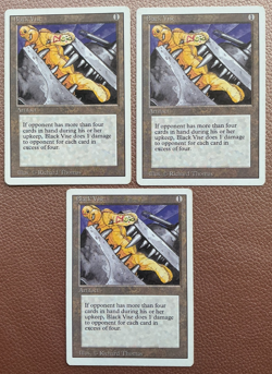 3 X Black Vise MTG Magic the gathering - Image 1