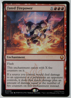 Fated Firepower #132 M Non-Foil NEW MTG TLA - Image 1