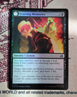 MTG Foil Scarring Memories Avatar Last Airbender Magic the Gathering NM - Image 1