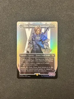 MTG Dion, Bahamut's Dominant (Borderless Foil) Final Fantasy 0376 FFXVI FF16 NM - Image 1