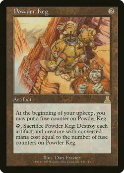 TOP & KULT Powder Keg / Pulverfass - URZA's DESTINY - englisch (fine -) Rare - Image 1