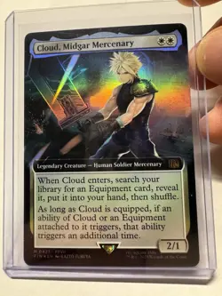 Cloud, Midgar Mercenary (Extended Art) Final Fantasy Foil - Image 1