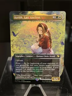 Aerith, Last Ancient (Borderless) (Chocobo Track Foil) Commander: Final Fantasy - Image 2