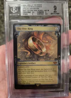 2023 MTG - The One Ring Showcase Scrolls Foil - Lord of the Rings - CGC 9 MINT - Image 1