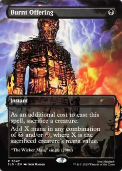 1X NM Burnt Offering Foil Secret Lair x Iron Maiden - Image 1