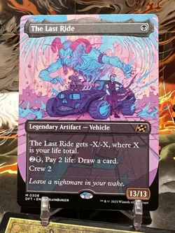 MTG | The Last Ride (Borderless) [Aetherdrift] NF - Image 1