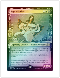 1x Teysa Karlov, Foil, Showcase Multiverse Legends, MTG NM - Image 1