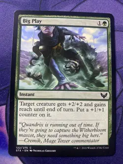 Magic The Gathering Strixhaven Big Play 122/275 - Image 1