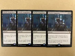 MTG 4x Witch's Vengeance # 111 Throne of Eldraine Magic the Gathering x4 NM - Image 1