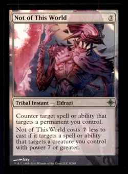 MTG Not of This World HP Heavy Play Rise of the Eldrazi [2818] - Image 1