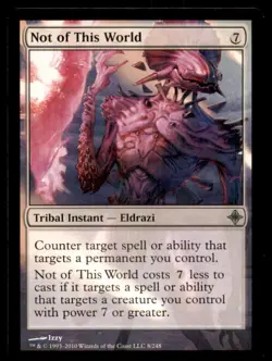 MTG Not of This World LP Light Play Rise of the Eldrazi [3982] - Image 1